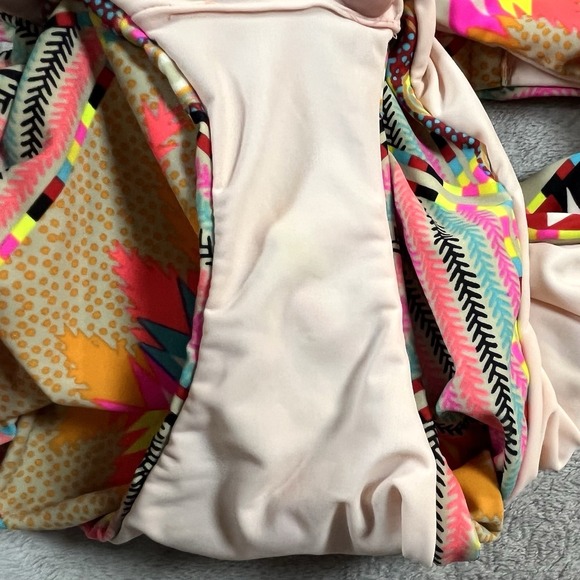 Mara Hoffman Swim Rising Palm Cutout‎ One-piece Swimsuit Blue Womens XSmall - Picture 8 of 8